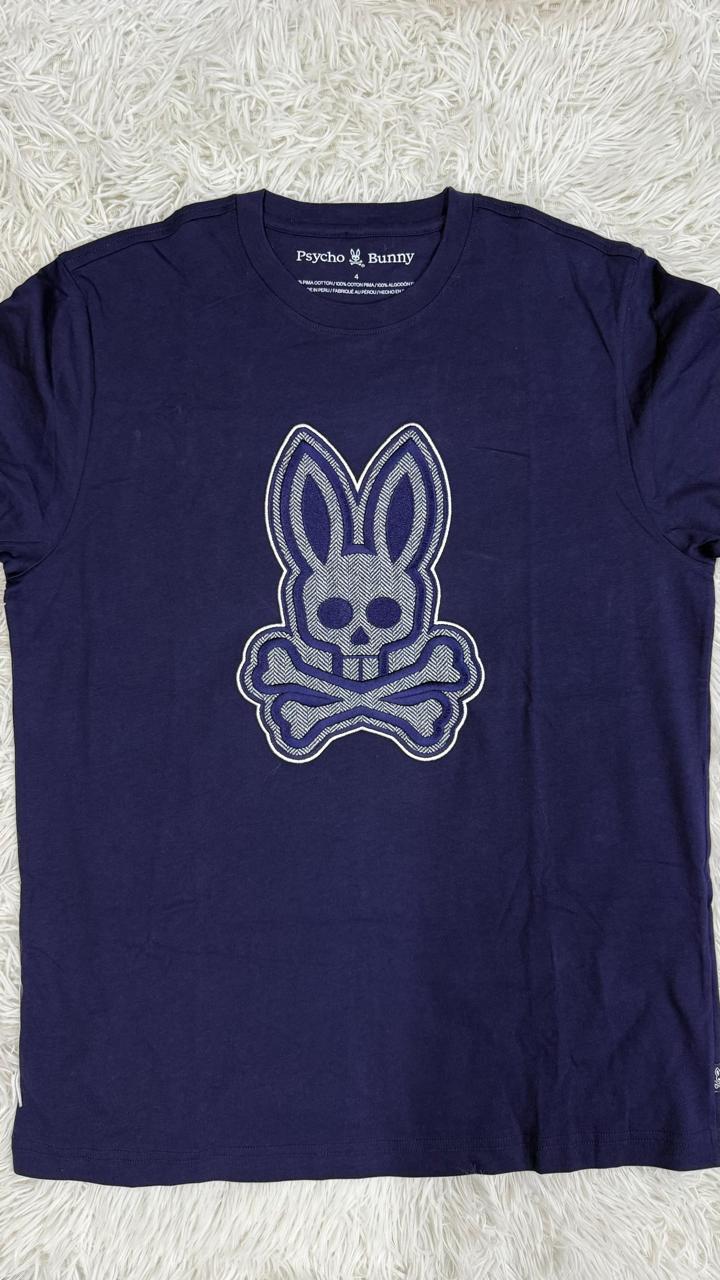 Playera azul S Psycho bunny