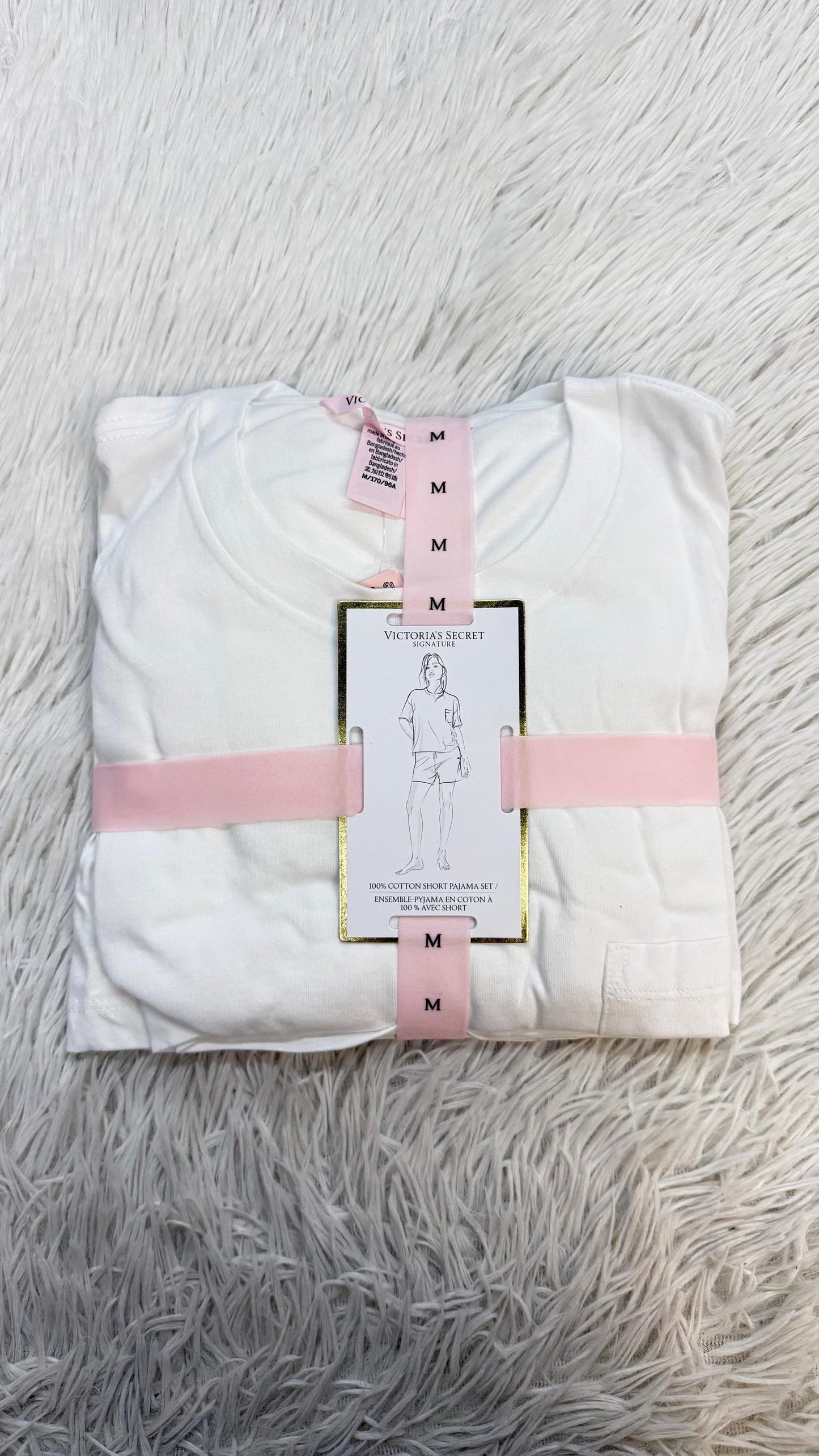 Pijama blanca M Victoria Secret