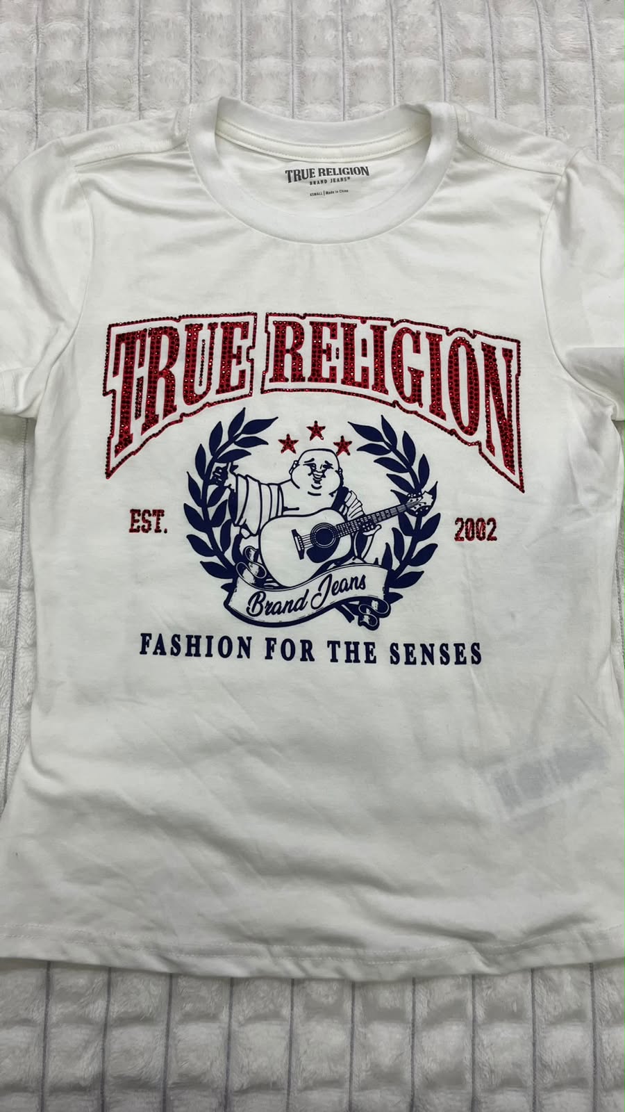 Playera blanca XS True religion