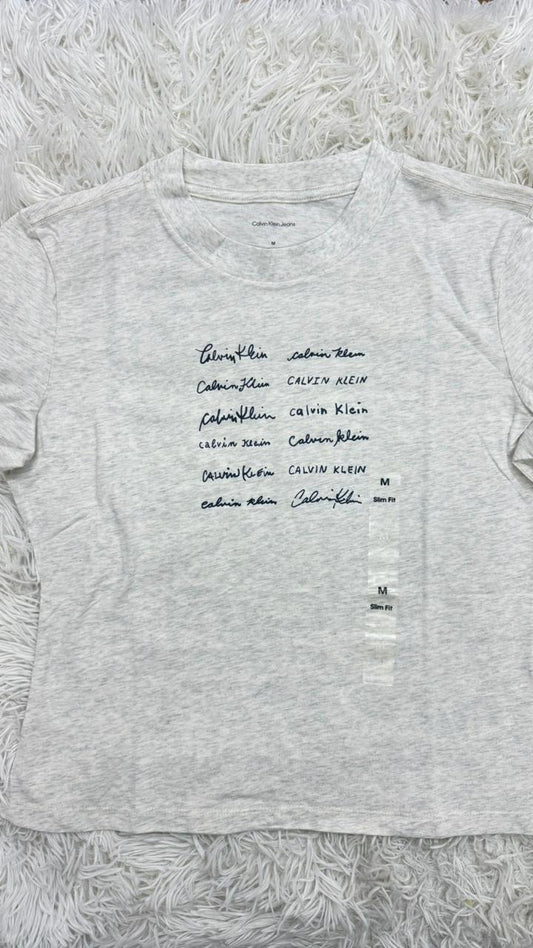 Playera gris M Calvin klein