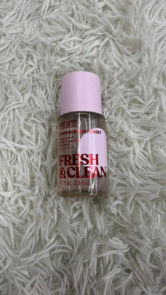 Body mist mini Fresh & clean shimmer Pink
